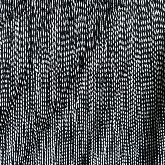 Black and white striped spandex blend sleeveless top XL by Ronni Nicole - Picture 4 of 4